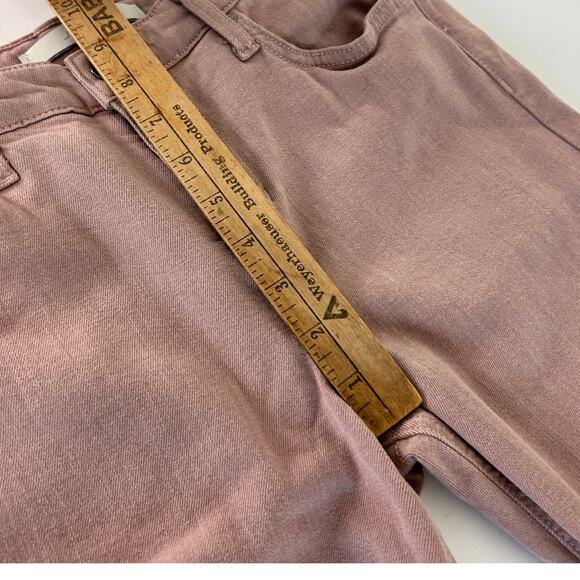 Joe’s Jeans Women’s 29 Mid Rise Skinny Mauve Pink Stretch Denim Pants Made USA - Picture 8 of 14